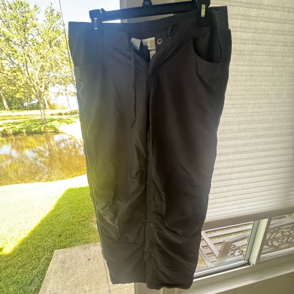 EXOFFICIO Insect Shield Size 2 Woman’s Gray Nature Pants-Adjustable Length